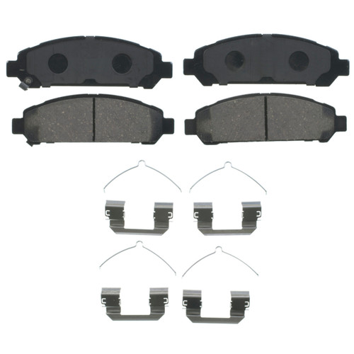 QuickStop Front Disc Brake Pad Set Ceramic ZD1401 - top view