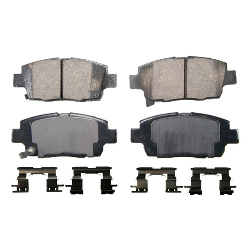QuickStop Front Disc Brake Pad Set Ceramic ZD1249 - top view