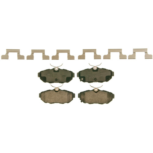 QuickStop Rear Disc Brake Pad Set Ceramic ZD1465 - top view