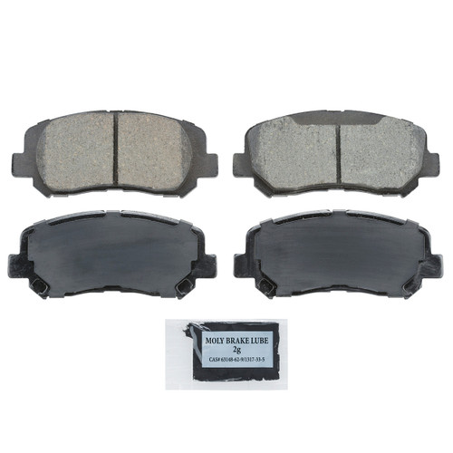 QuickStop Front Disc Brake Pad Set Ceramic ZD1640A - top view