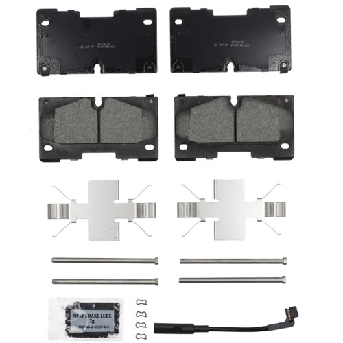 QuickStop Front Disc Brake Pad Set Ceramic ZD2173 - angled view