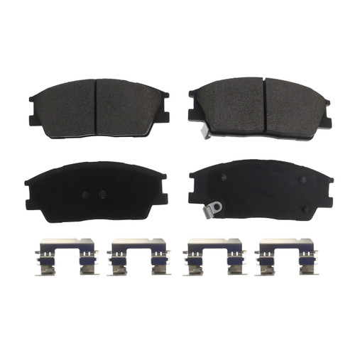 QuickStop Front Disc Brake Pad Set Ceramic ZD2285 - angled view