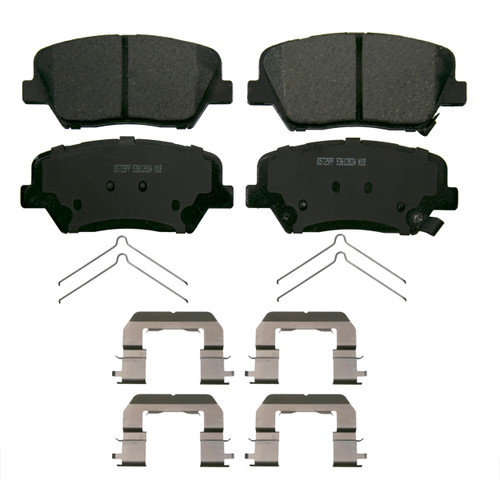 QuickStop Front Disc Brake Pad Set Ceramic ZD1815 - top view