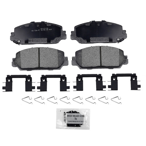 QuickStop Front Disc Brake Pad Set Ceramic ZD2036A - top view