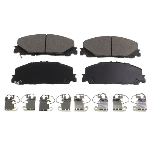 QuickStop Front Disc Brake Pad Set Ceramic ZD2477 - angled view
