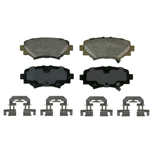 QuickStop Rear Disc Brake Pad Set Ceramic ZD1729 - top view