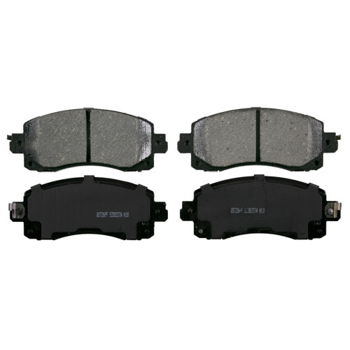 QuickStop Front Disc Brake Pad Set Ceramic ZD2045 - top view