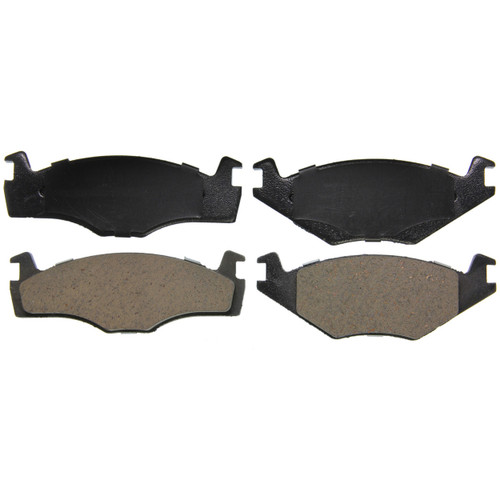 QuickStop Front Disc Brake Pad Set Ceramic ZD280 - top view