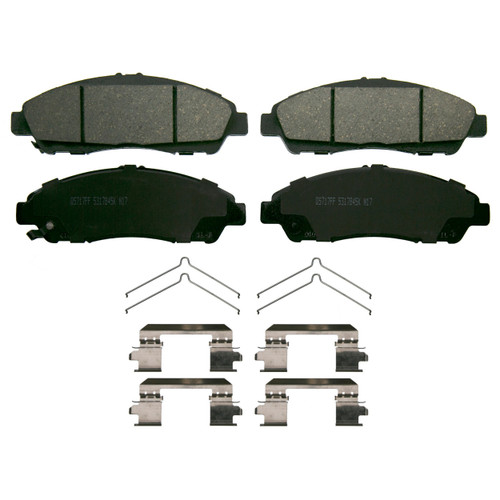 QuickStop Front Disc Brake Pad Set Ceramic ZD1896 - top view
