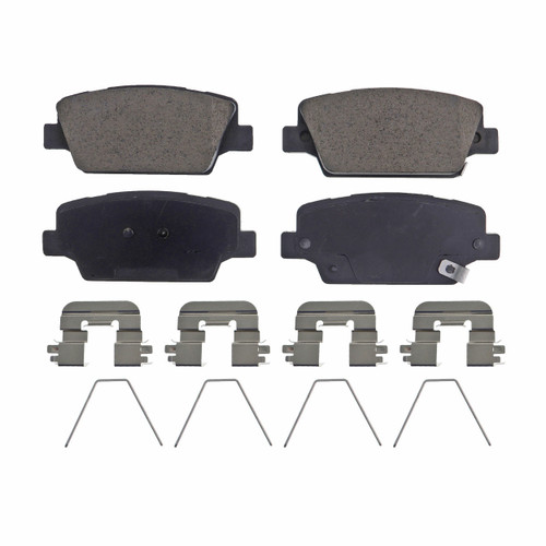 QuickStop Rear Disc Brake Pad Set Ceramic ZD2050 - angled view