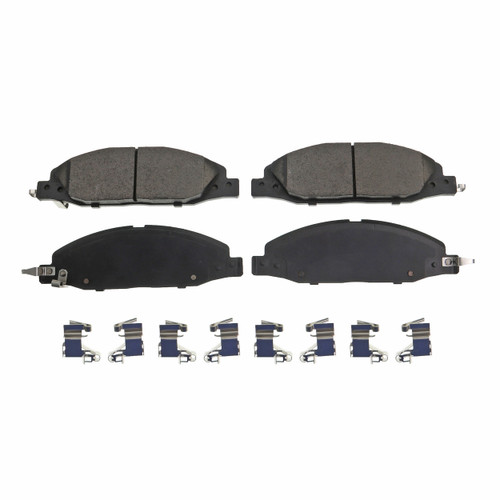 QuickStop Front Disc Brake Pad Set Ceramic ZD2514 - angled view