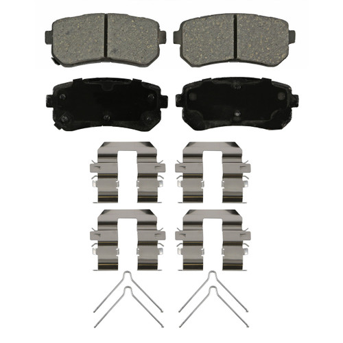QuickStop Rear Disc Brake Pad Set Ceramic ZD2188 - top view