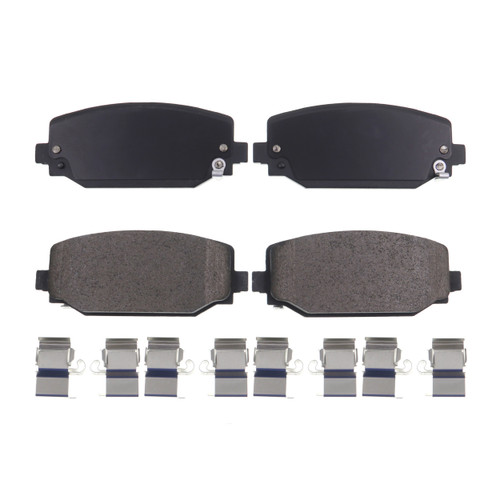 QuickStop Rear Disc Brake Pad Set Ceramic ZD2411 - angled view