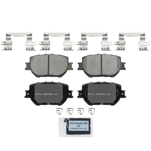QuickStop Front Disc Brake Pad Set Ceramic ZD1733 - top view