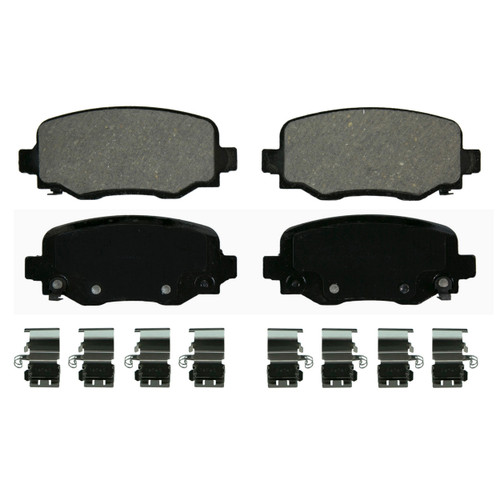 QuickStop Rear Disc Brake Pad Set Ceramic ZD1734 - top view