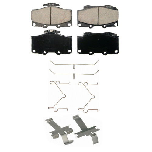 QuickStop Front Disc Brake Pad Set Ceramic ZD436A - top view