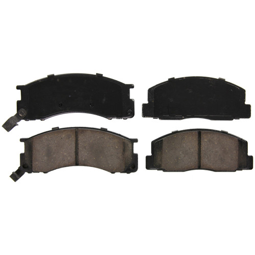 QuickStop Front Disc Brake Pad Set Ceramic ZD615 - top view