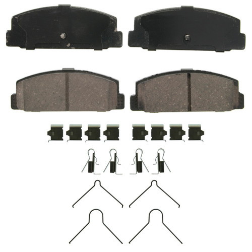 QuickStop Rear Disc Brake Pad Set Ceramic ZD482A - top view