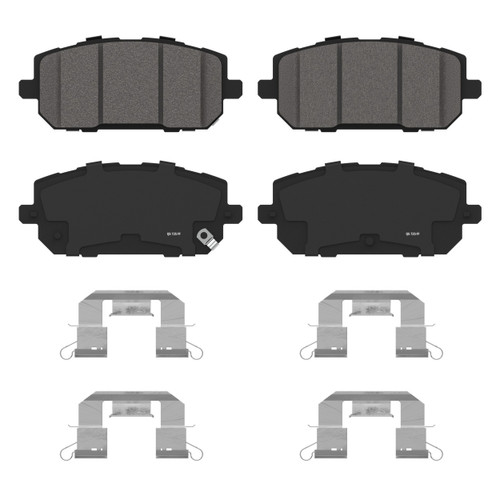 QuickStop Front Disc Brake Pad Set Ceramic ZD2426 - angled view