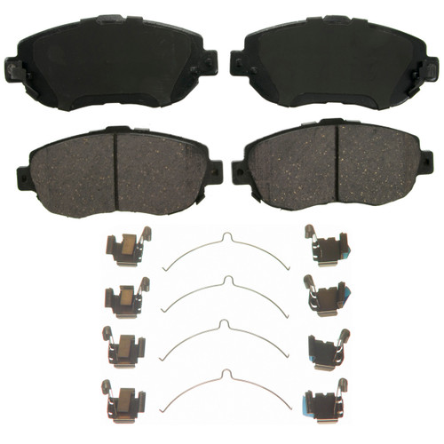 QuickStop Front Disc Brake Pad Set Ceramic ZD619 - top view