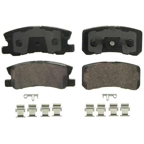 QuickStop Rear Disc Brake Pad Set Ceramic ZD868 - top view