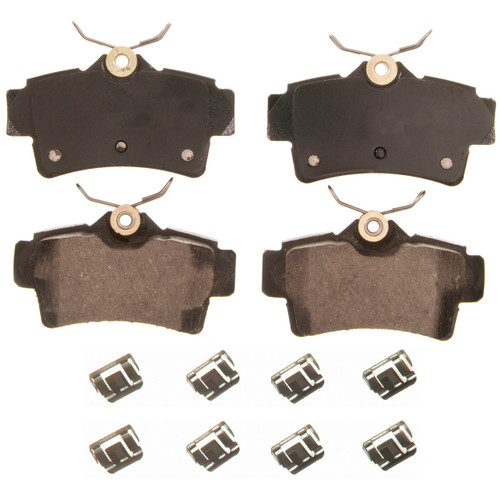 QuickStop Rear Disc Brake Pad Set Ceramic ZD627 - top view