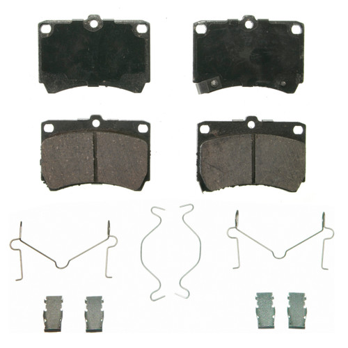 QuickStop Front Disc Brake Pad Set Ceramic ZD466A - top view