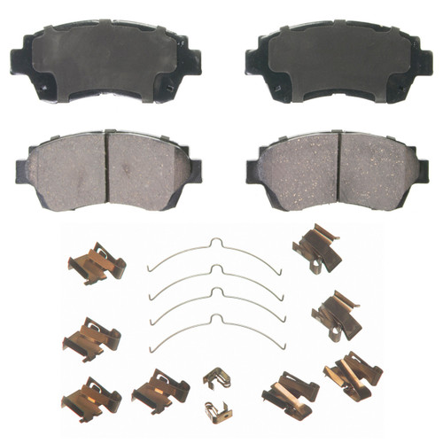 QuickStop Front Disc Brake Pad Set Ceramic ZD476 - top view
