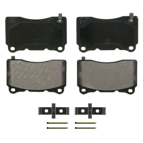 QuickStop Front; Rear Disc Brake Pad Set Semi-Metallic ZX1050 - top view