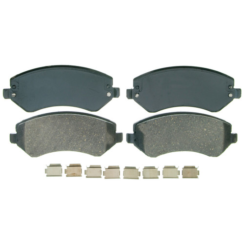 QuickStop Front Disc Brake Pad Set Ceramic ZD856A - top view