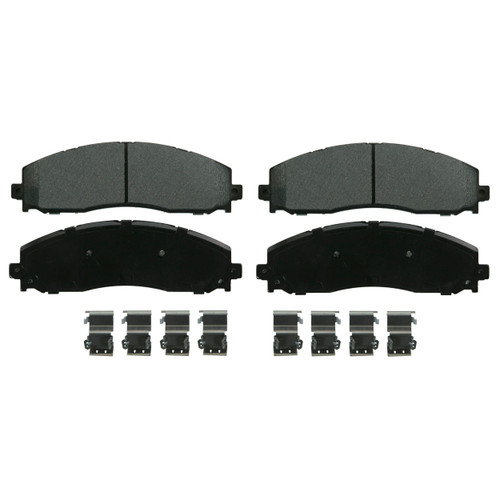 QuickStop Rear Disc Brake Pad Set Semi-Metallic ZX1691 - top view