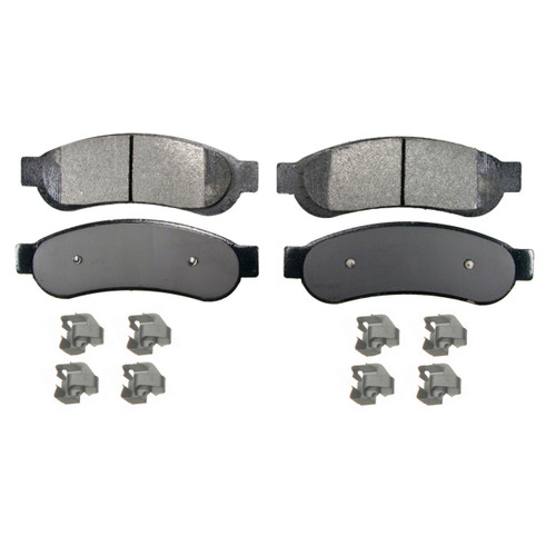 QuickStop Rear Disc Brake Pad Set Semi-Metallic ZX1334 - top view