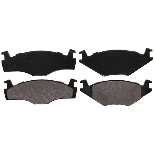 QuickStop Front; Rear Disc Brake Pad Set Semi-Metallic ZX280A - top view