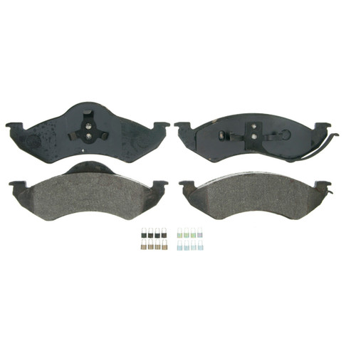 QuickStop Front Disc Brake Pad Set Semi-Metallic ZX746 - top view