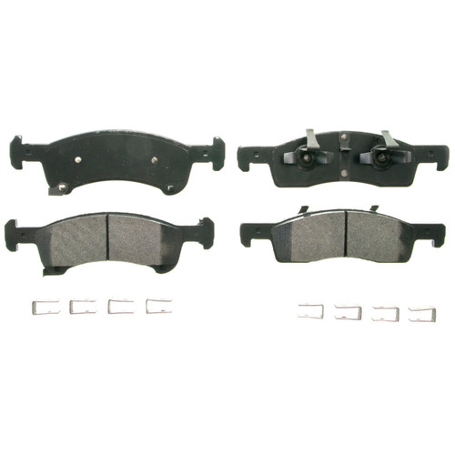 QuickStop Front Disc Brake Pad Set Semi-Metallic ZX934 - top view