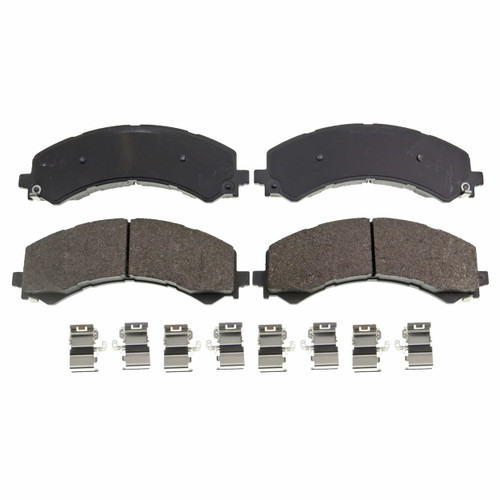 QuickStop Rear Disc Brake Pad Set Semi-Metallic ZX2405 - angled view