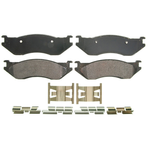 QuickStop Front Disc Brake Pad Set Semi-Metallic ZX966A - top view