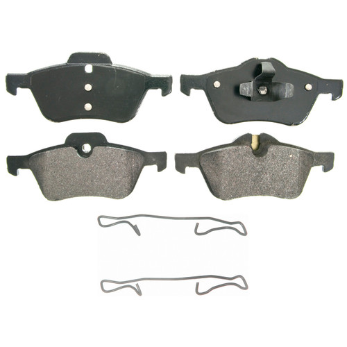 QuickStop Front Disc Brake Pad Set Semi-Metallic ZX939 - top view