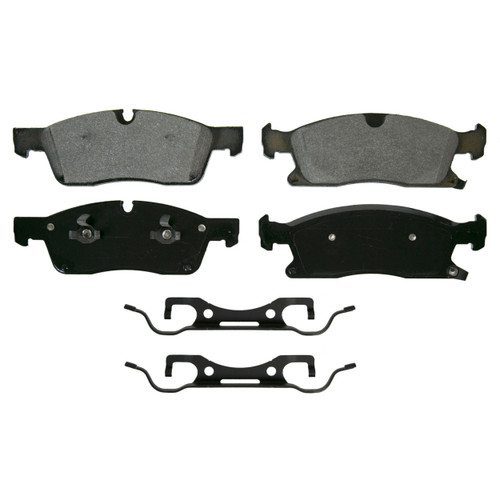 QuickStop Front Disc Brake Pad Set Semi-Metallic ZX1629A - top view
