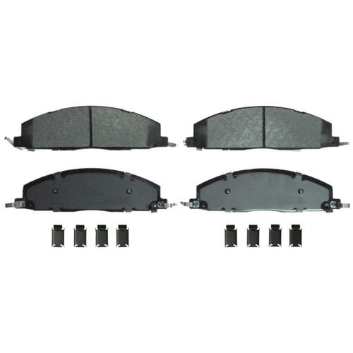 QuickStop Rear Disc Brake Pad Set Semi-Metallic ZX1400 - top view
