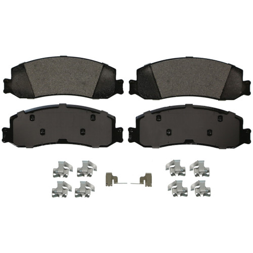 QuickStop Front Disc Brake Pad Set Semi-Metallic ZX1631A - top view