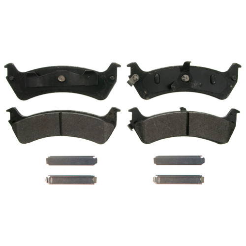 QuickStop Rear Disc Brake Pad Set Semi-Metallic ZX667 - top view
