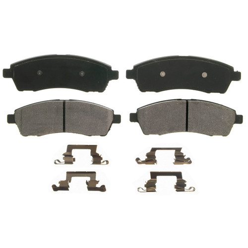 QuickStop Rear Disc Brake Pad Set Semi-Metallic ZX757 - top view