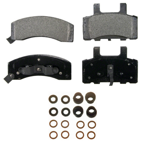QuickStop Front Disc Brake Pad Set Semi-Metallic ZX370 - top view