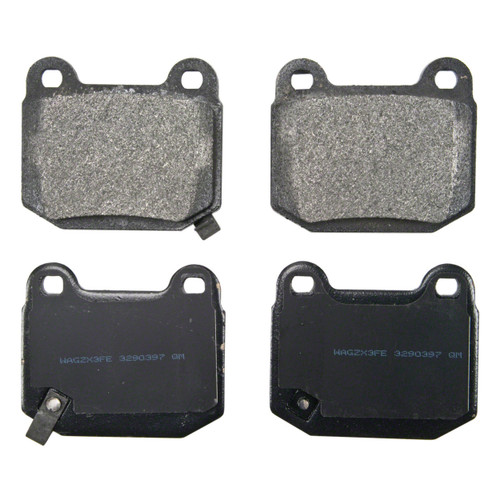 QuickStop Rear Disc Brake Pad Set Semi-Metallic ZX961 - top view