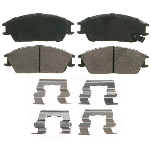 QuickStop Front Disc Brake Pad Set Semi-Metallic ZX497 - top view