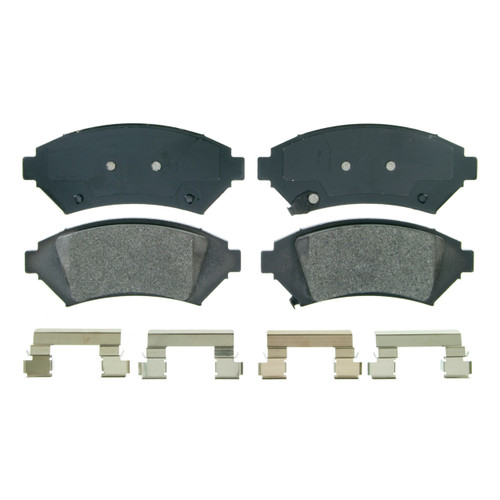 QuickStop Front Disc Brake Pad Set Semi-Metallic ZX818 - top view