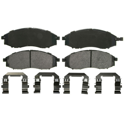 QuickStop Front Disc Brake Pad Set Semi-Metallic ZX830A - top view