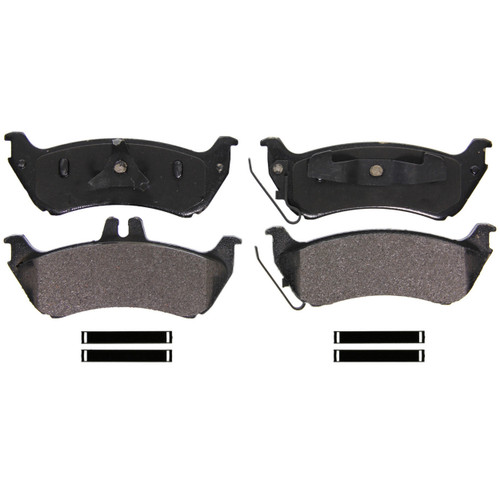 QuickStop Rear Disc Brake Pad Set Semi-Metallic ZX875 - top view