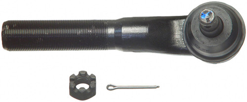 At Pitman Arm; Front Left Outer Steering Tie Rod End ES3497 - top view